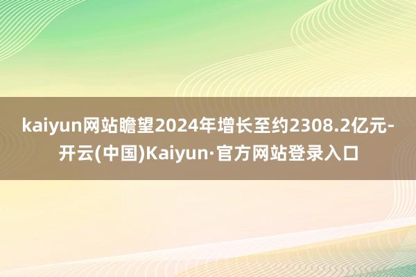 kaiyun网站瞻望2024年增长至约2308.2亿元-开云(中国)Kaiyun·官方网站登录入口